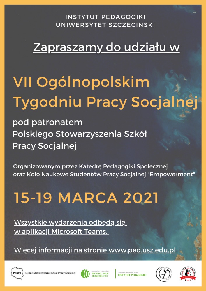 Zapraszamy do uczestnictwa w obchodach VII Ogólnopolskiego Tygodnia Pracy Socjalnej
