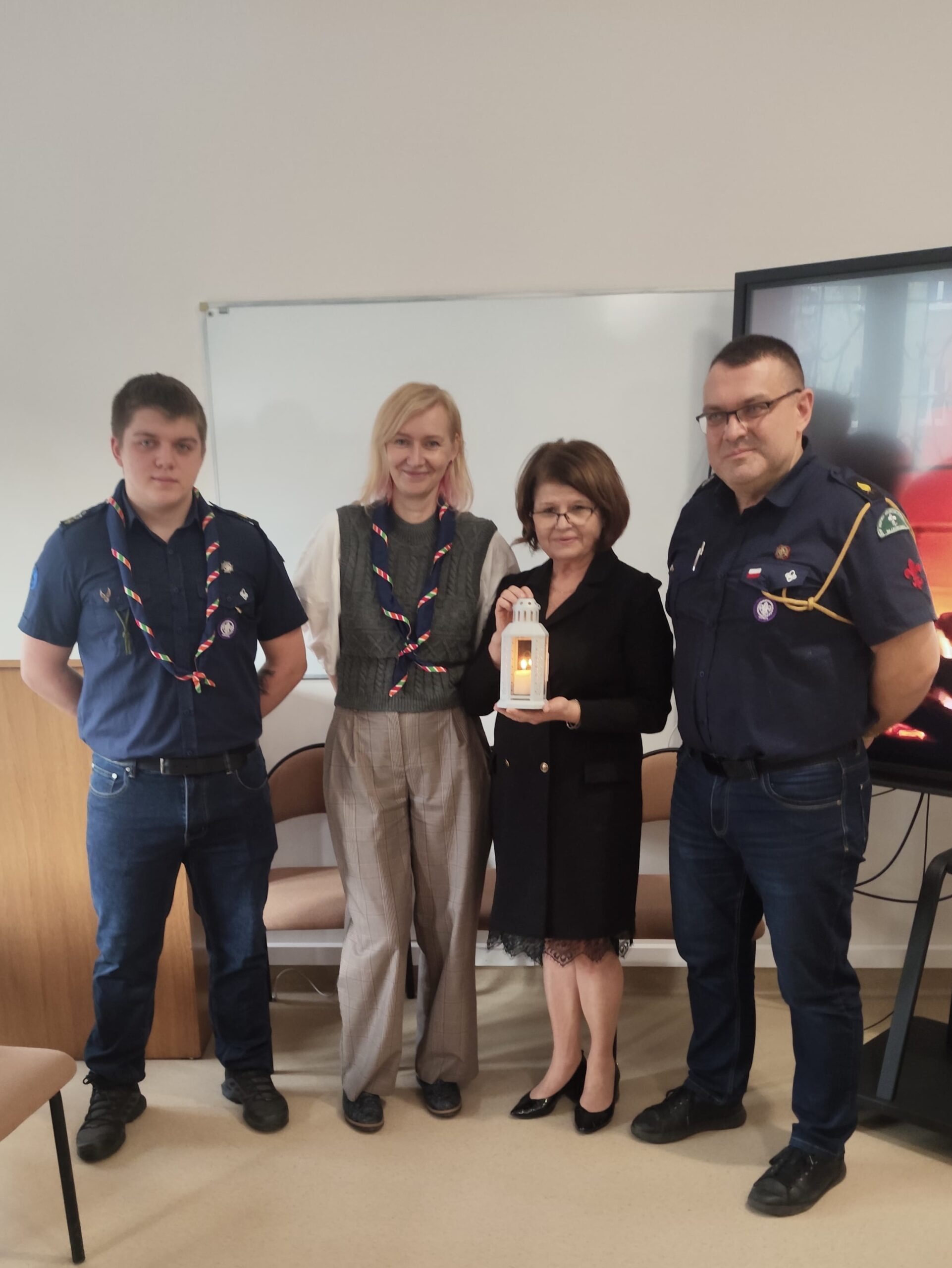 Betlejemskie Światło Pokoju w Instytucie Pedagogiki