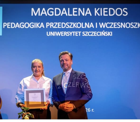 Magdalena Kiedos, studentka V roku pedagogiki przedszkolnej i wczesnoszkolnej, w gronie tegorocznych laureatów Stypendiów Naukowych Prezydenta Miasta Szczecin