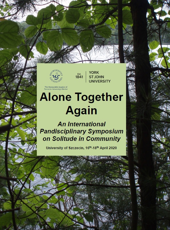 Alone Together Again symposium – registration deadline