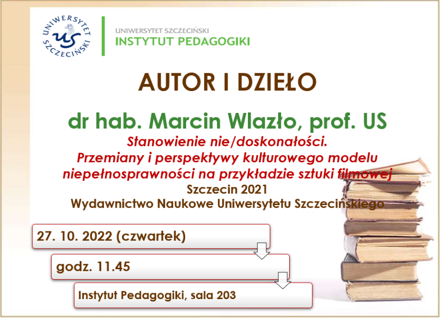 Zapraszamy na spotkanie “Autor i dzieło”
