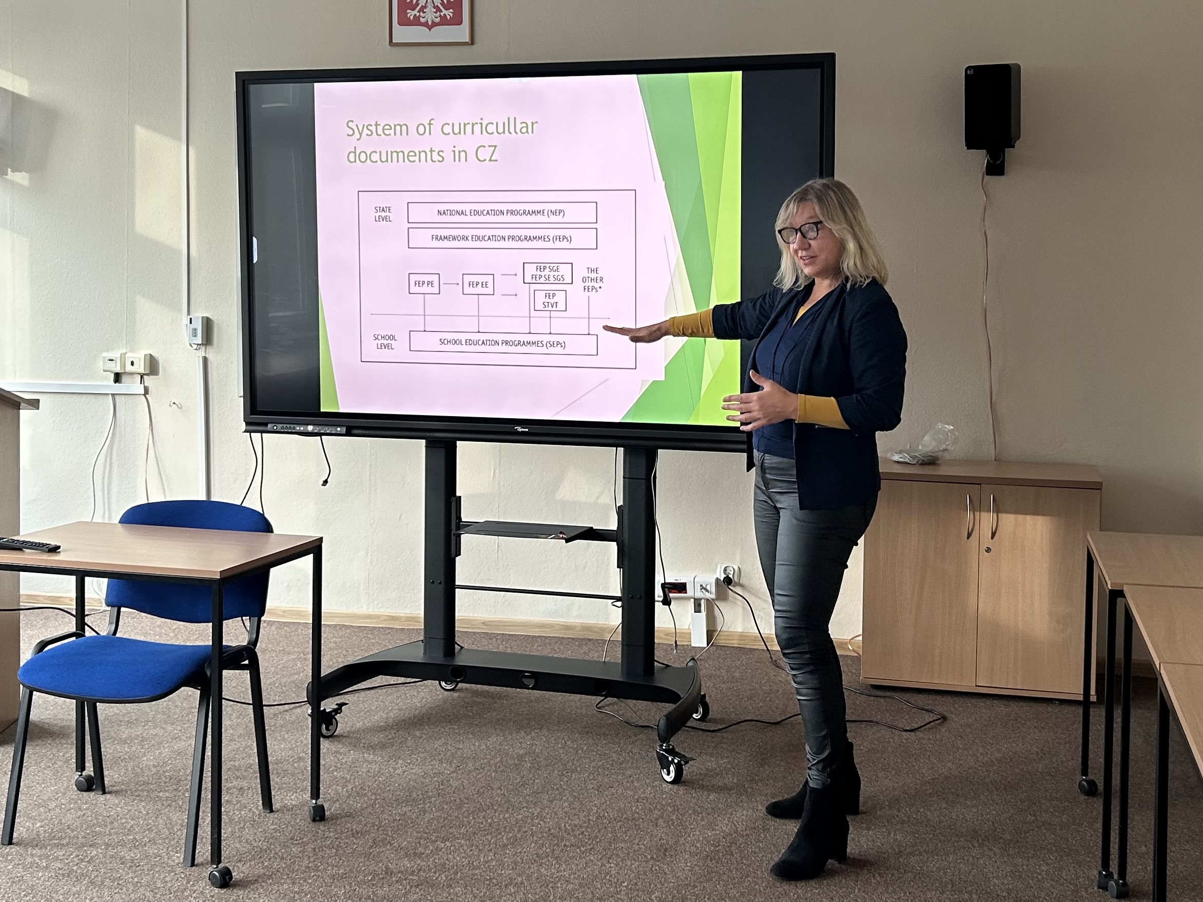 Wykład dr Danieli Vrabcovej z  University of Hradec Králové wygłoszony w ramach Erasmus+ Mobility Agreement – Staff Mobility for Teaching.