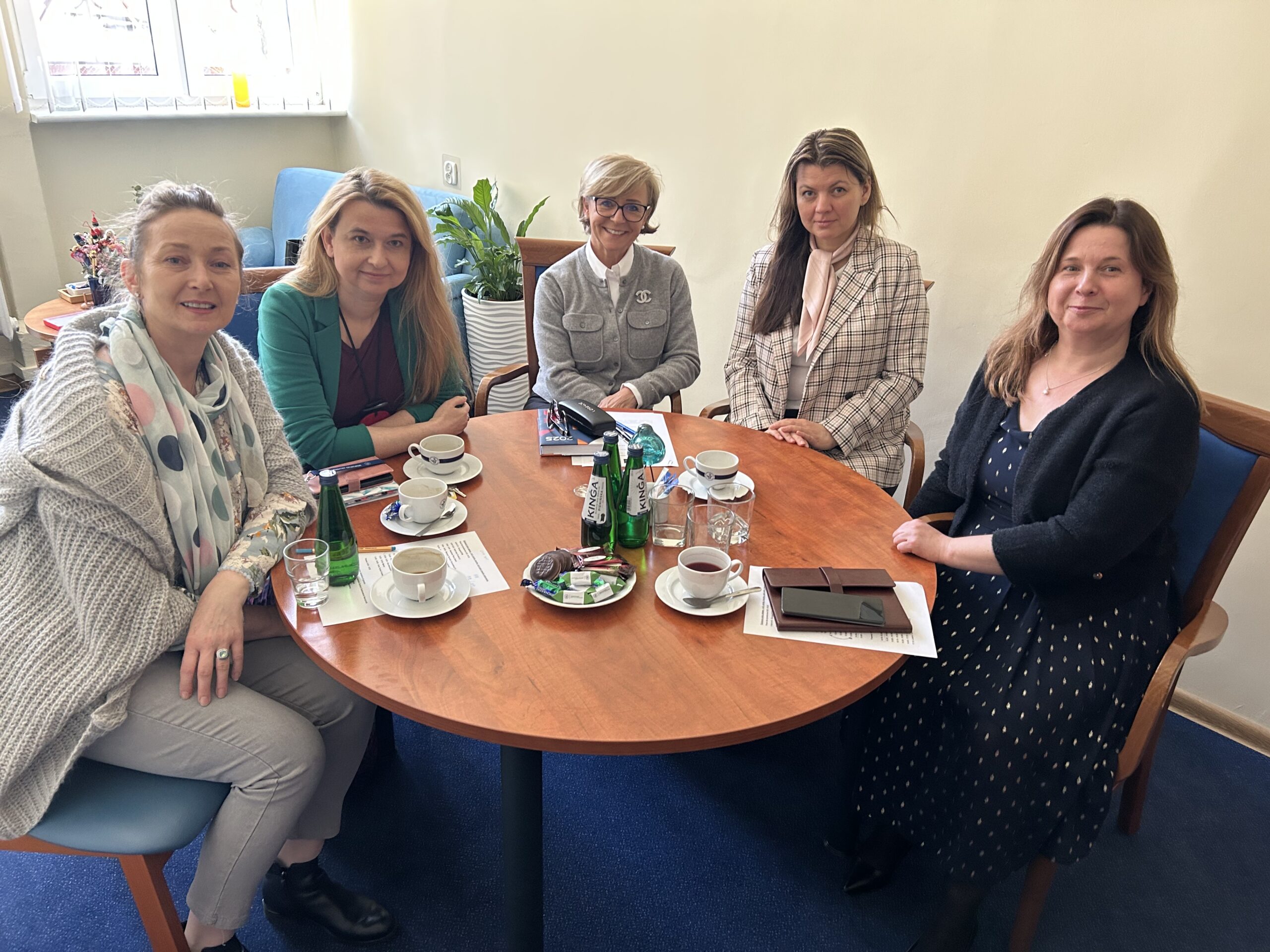 Spotkanie z Dyrektor Ośrodka Doskonalenia Nauczycieli w Szczecinie w Instytucie Pedagogiki