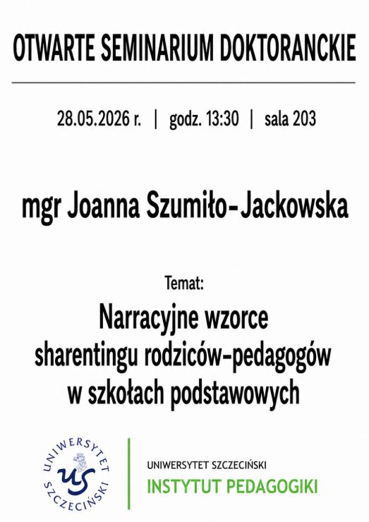 Otwarte Seminarium Doktoranckie