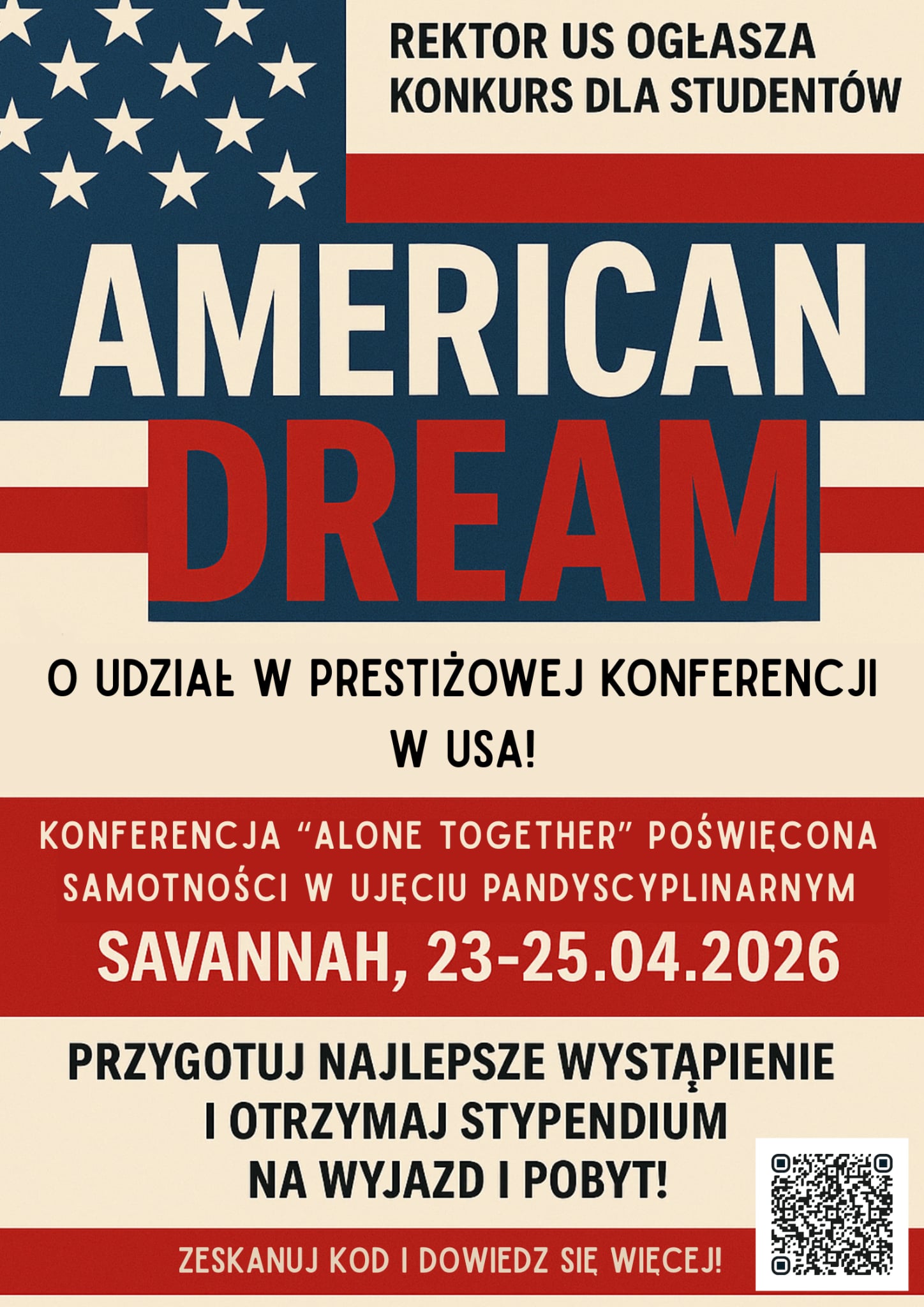 ZAPRASZAMY STUDENTÓW DO UDZIAŁU W KONKURSIE O WYJAZD DO USA