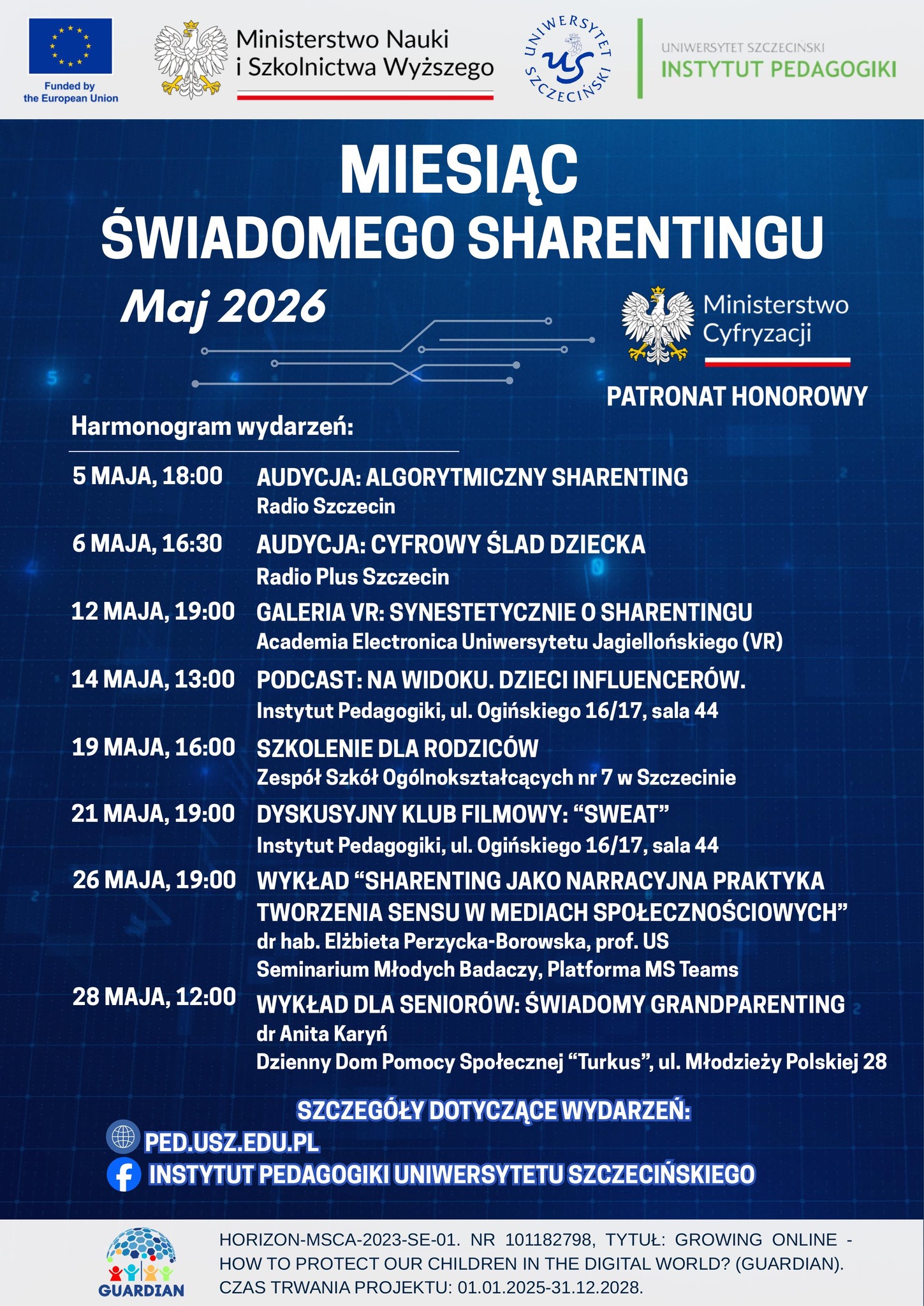 Zapraszamy na wydarzenia Miesiąca Świadomego Sharentingu
