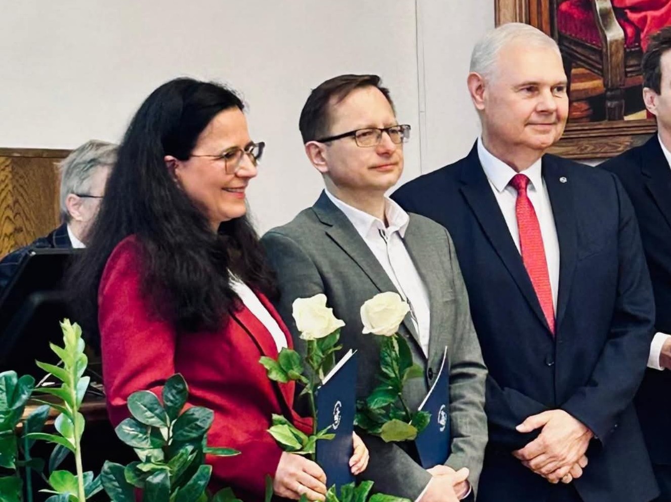 Wręczenie nominacji na stanowisko profesora Uniwersytetu Szczecińskiego dla dra hab. Jacka Moroza