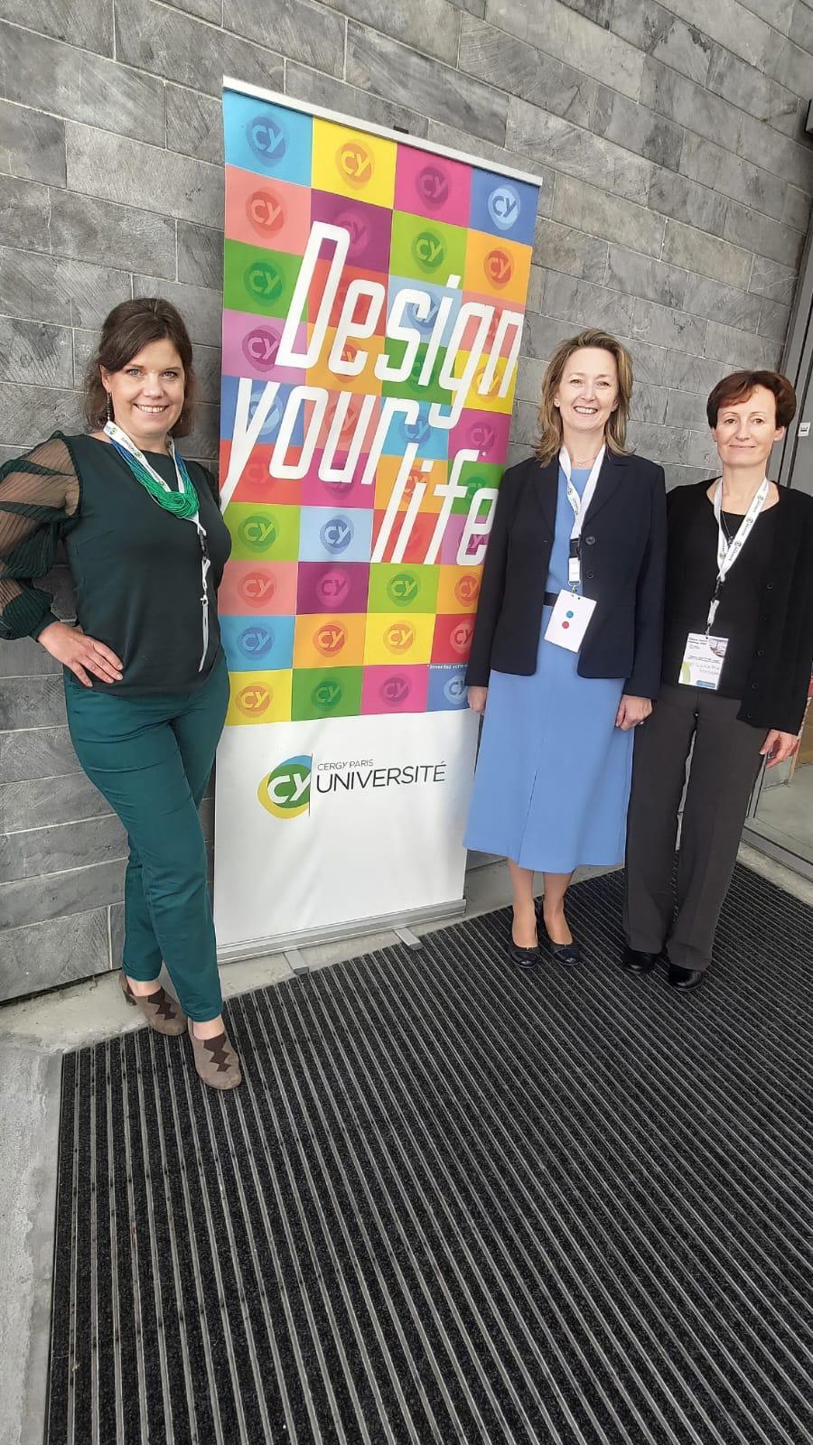 Konferencja w CY Cergy  Paris Université wieńcząca realizację projektu DITE