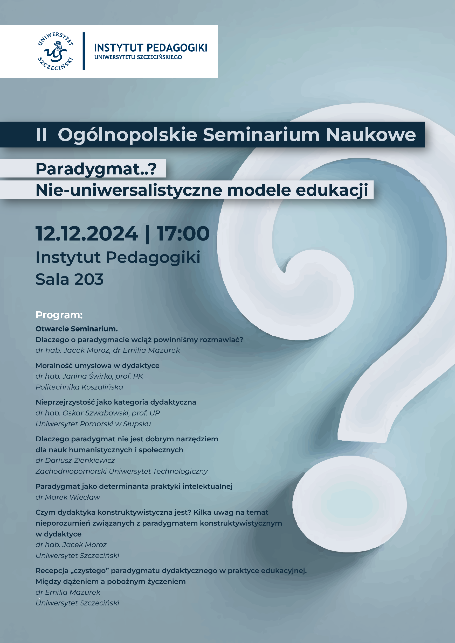 II Ogólnopolskie Seminarium Naukowe