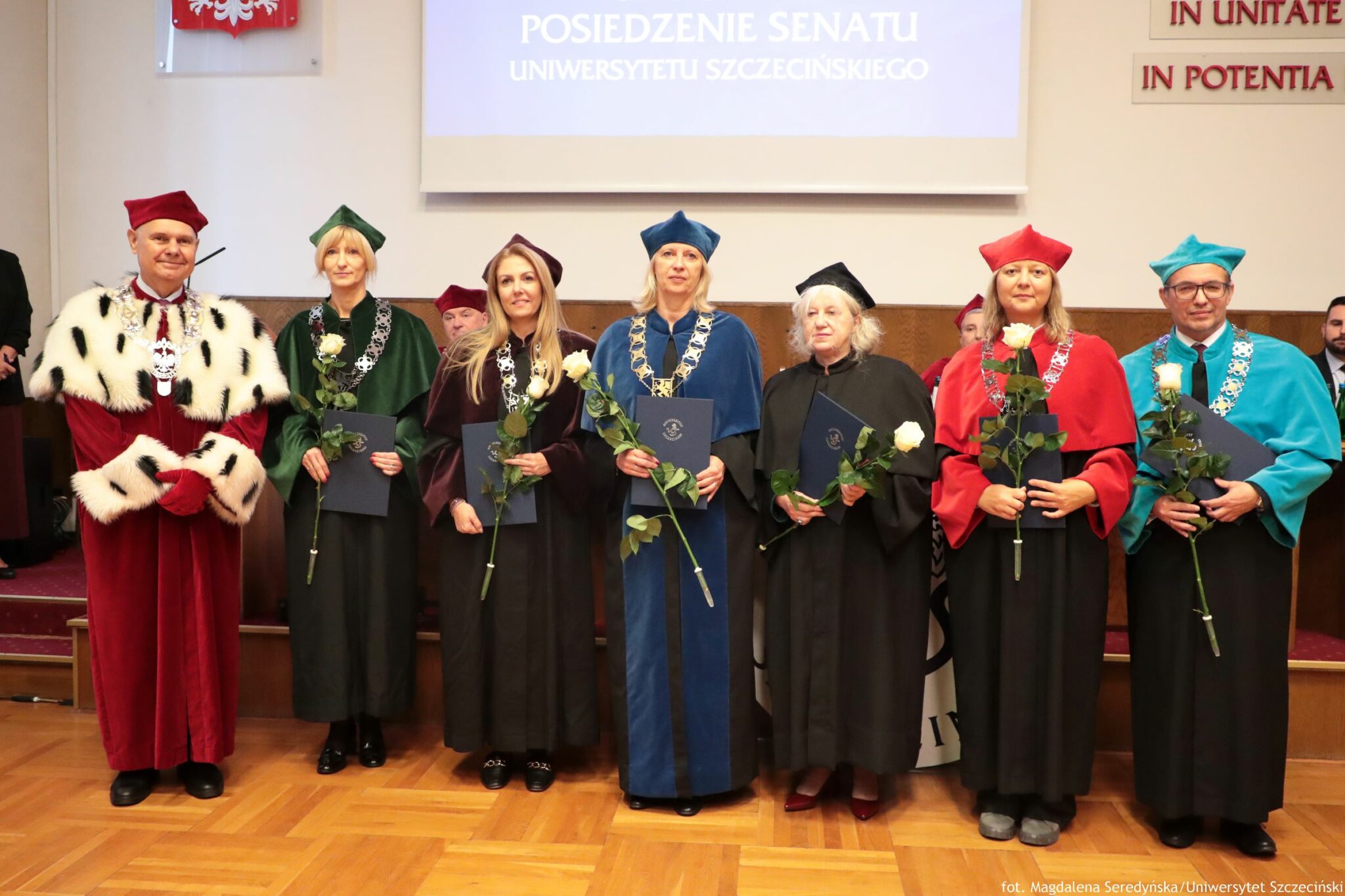 Uroczyste posiedzenie Senatu US i uhonorowanie wyróżniających się nauczycieli akademickich