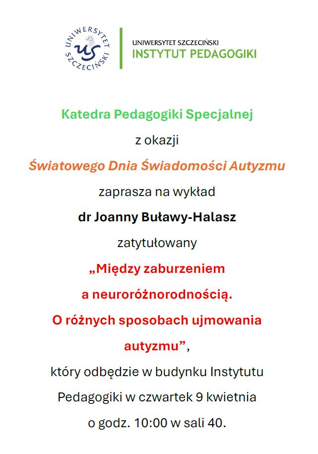 Zaproszenie na wykład