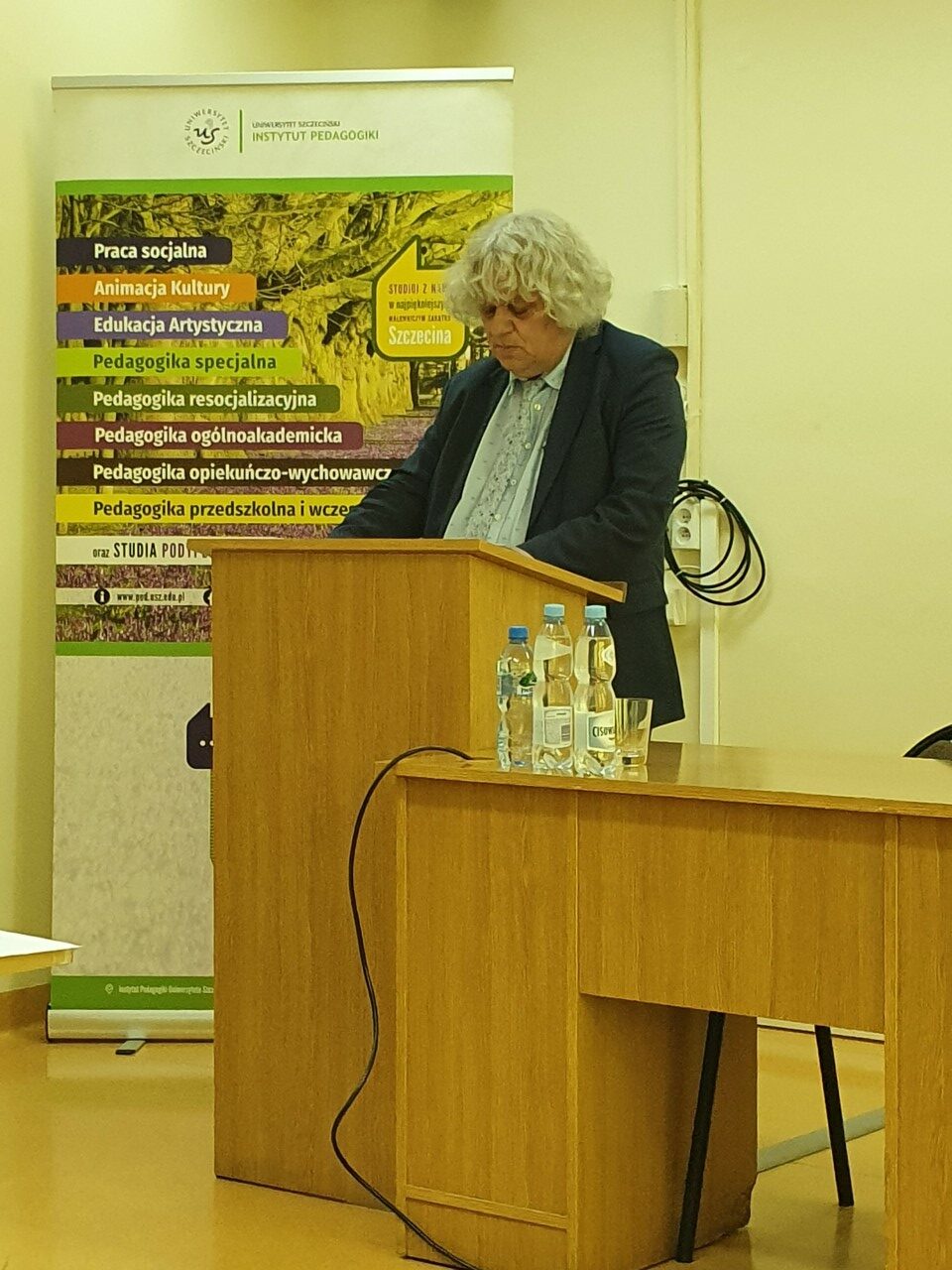 prof. dr hab. Zbyszko Melosik wygłosił wykład na temat: Trwałe wartości Uniwersytetu: teoria i współczesna rzeczywistość
