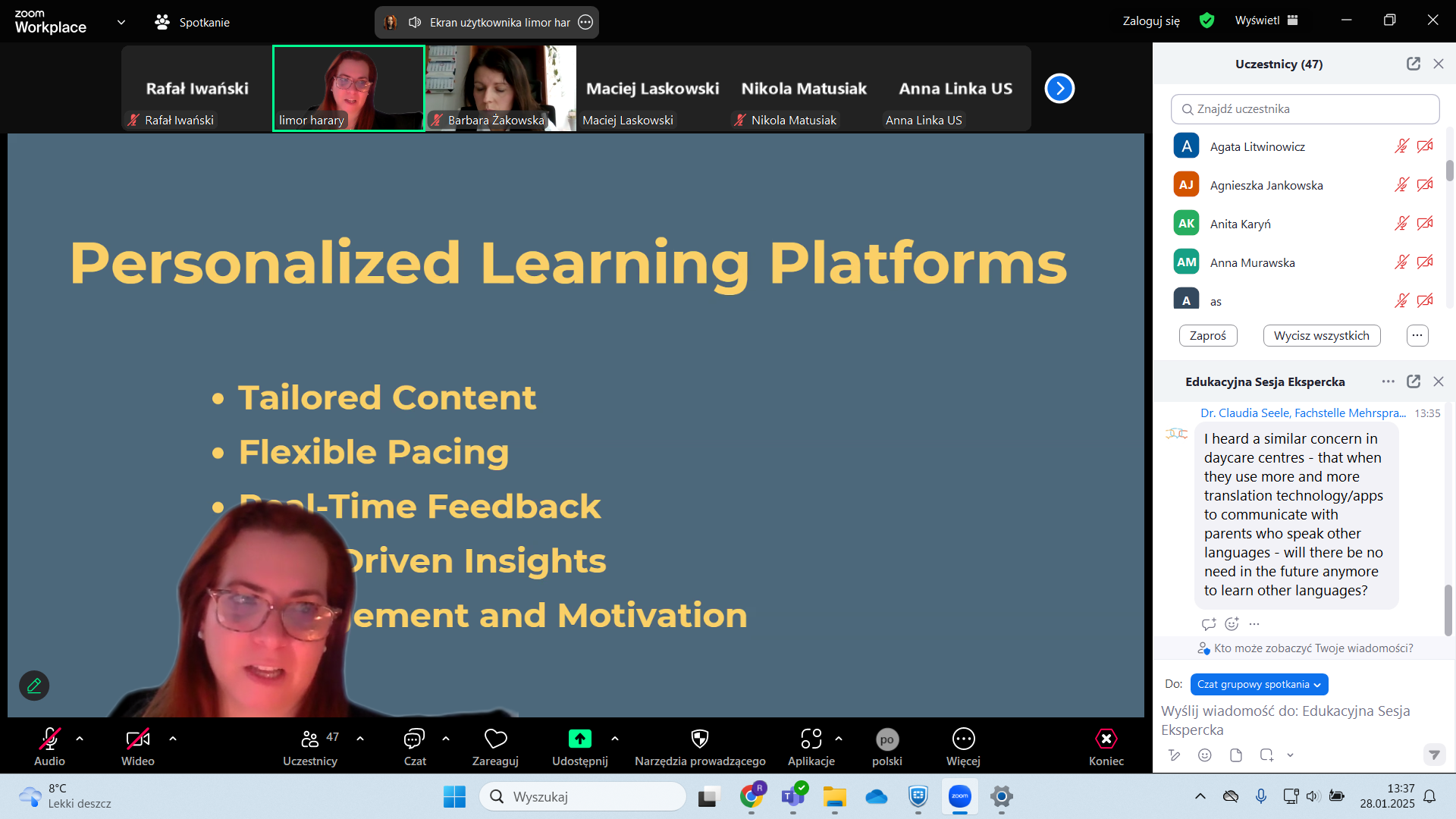 Sesja ekspercka w ramach projektu FMP Interreg VIA „Opracowanie koncepcji utworzenia Transgranicznego Laboratorium Dialogu Edukacyjnego T.L.D.E.”.