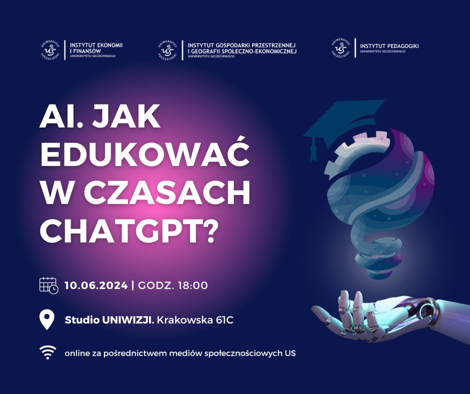 “AI. Jak edukować w czasach ChatGPT?” zaproszenie na debatę