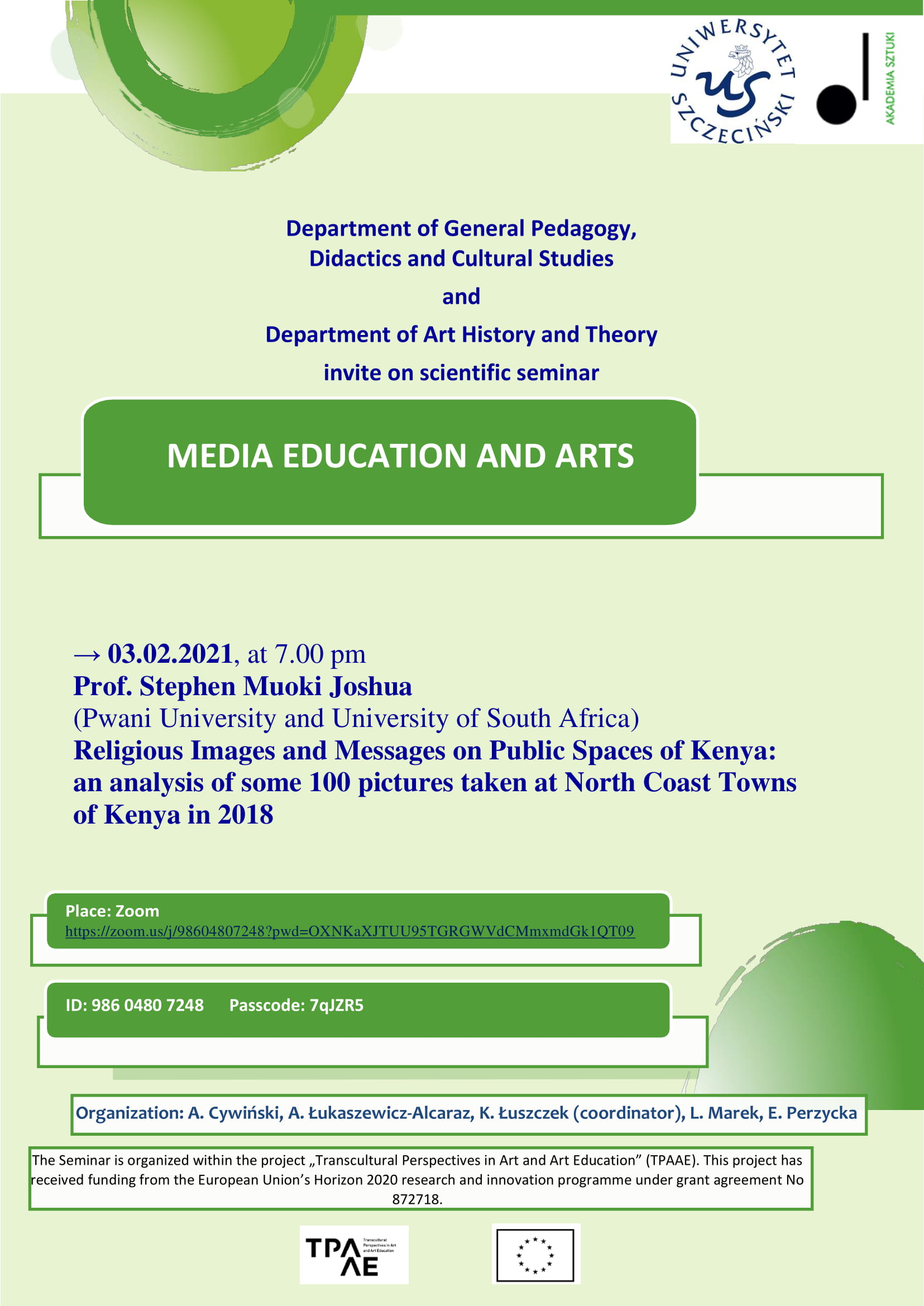Zapraszamy na międzynarodowe seminarium Media Education and Arts